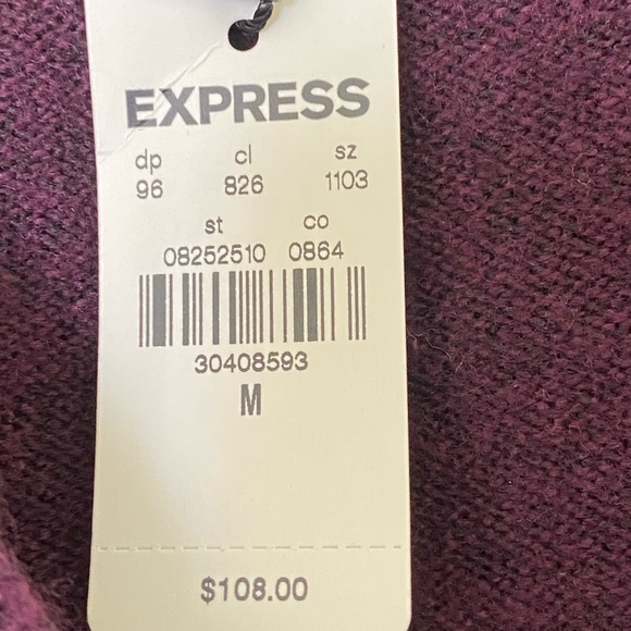 Express embellished faux button up cardigan size M - Picture 16 of 16